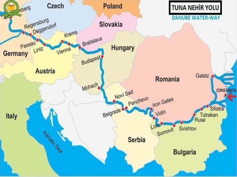 معرفی رودخانه دانوب از طولانی ترین رودهای اروپا - مسیر رودخانه دانوب